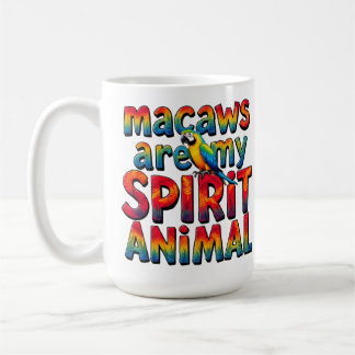 Macaws são minha caneca de café com o espírito