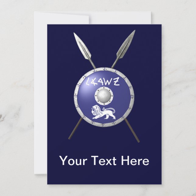 Maccabee Shield e Spears (Frente)