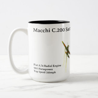 Macchi C.200 caneca de avião Saetta