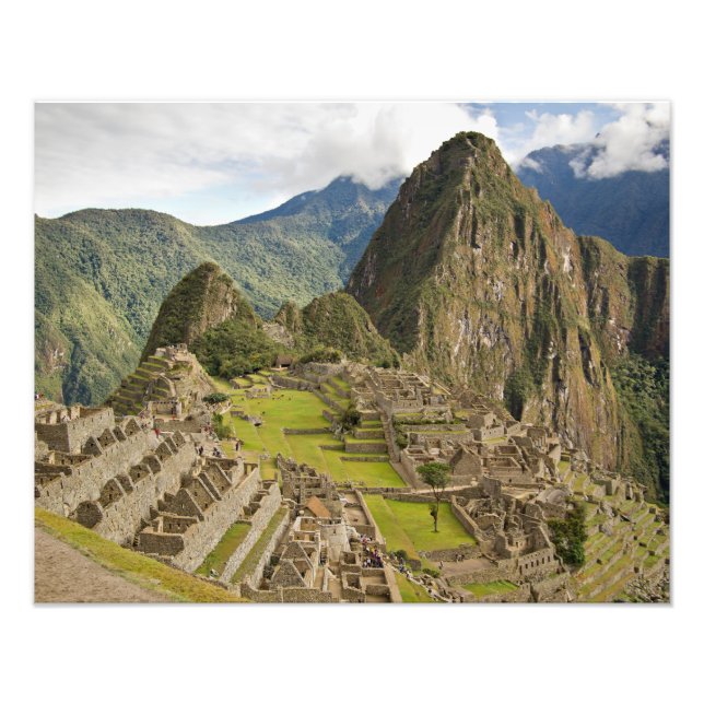 Machu Picchu, cidade inca, impressão de foto no Pe (Frente)