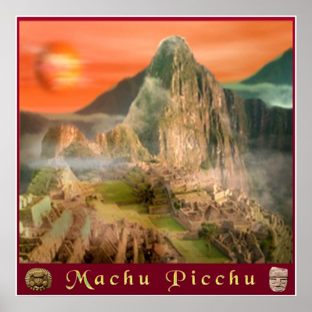 Machu picchu poster (Frente)