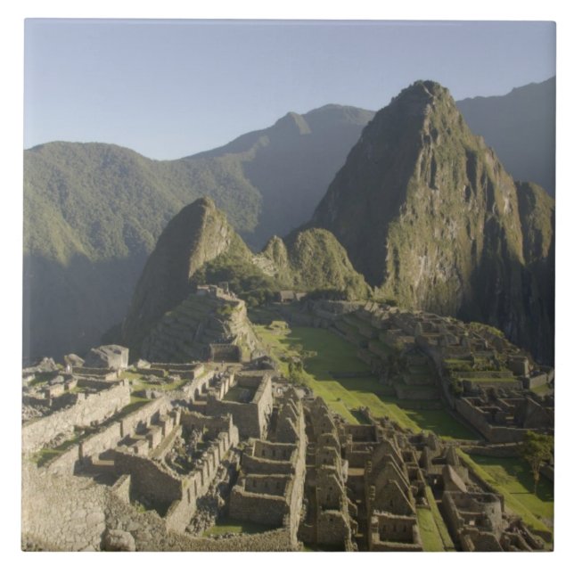 Machu Picchu, ruínas da cidade inca, Peru. (Frente)