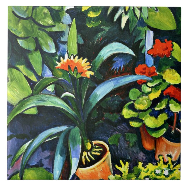 Macke - Flores no Jardim (Frente)