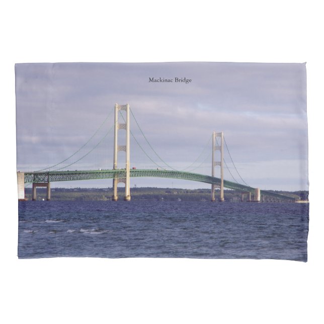 Mackinac Bridge Mackinaw travesseiro (Frente)