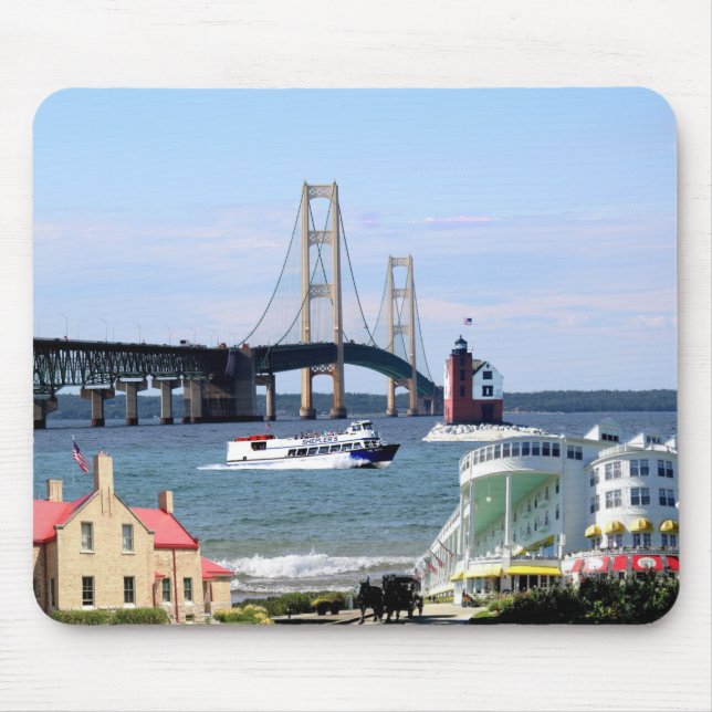 Mackinaw Bridge Mousepad (Frente)