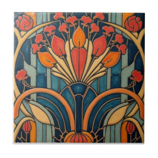 Mackintosh Art Deco Abstract Floral Wall Decor