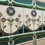 Mackintosh Art Deco Abstrato Floral Wall Decor<br><div class="desc">Esse azulejo cerâmico apresenta formas geométricas ousadas e padrões florais complexos que lembram o estilo icônico de Mackintosh. Ele era um proeminente arquiteto escocês, designer e artista do movimento Art Nouveau. Linhas limpas, formas geométricas e um forte sentido de simetria caracterizam seu trabalho. Estes elementos estão lindamente representados na nossa...</div>