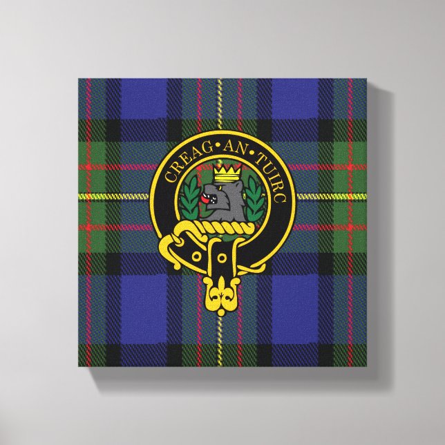 Maclaren Scottish Crest e Tartan Canvas (Frente)