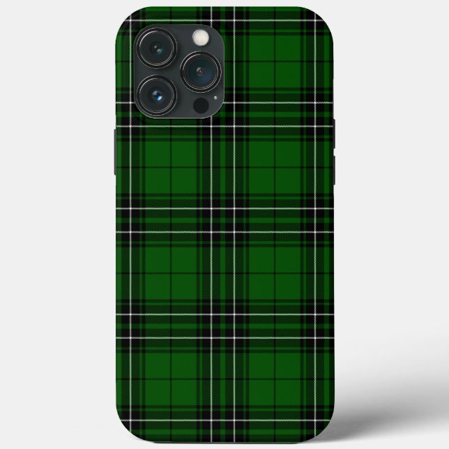 MacLean Tartan Green e Black Xadrez Case-Mate iPh (Verso)