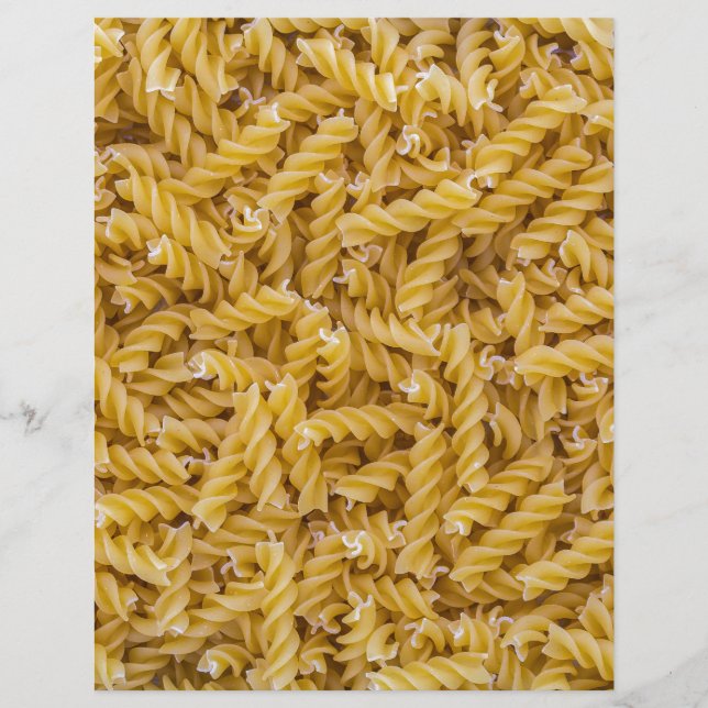Macmacro da massa fusilli como estrutura de fundo (Frente)