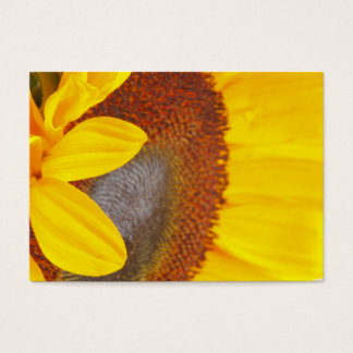 Macro Sunflower Cartão de visita
