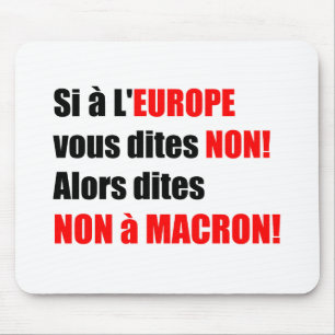 MACRON = Mondialização - Mousepad