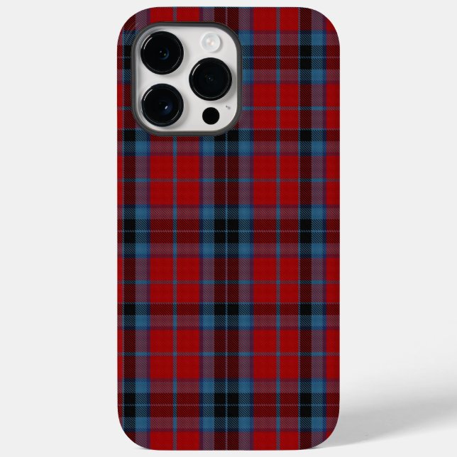 MacTavish Tartan Vermelho e Xadrez Azul (Verso)