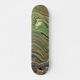 Mad Love 1 Wild Green Abstrato Skateboard Deck