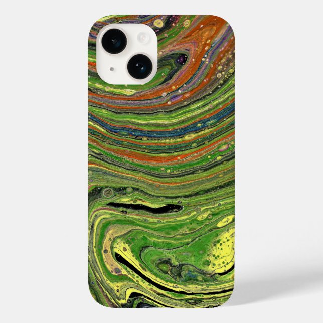 Mad Love 3 Green Strik Abstrato Capa de telefone (Verso)