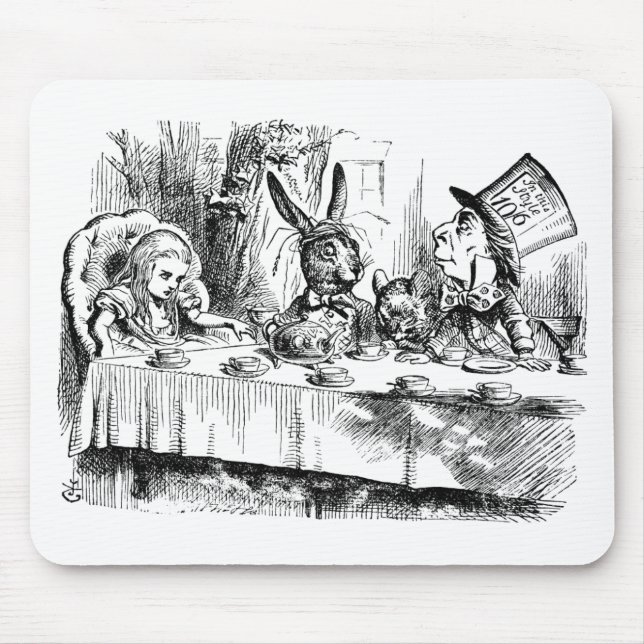 Mad Tea Party Mouse Pad (Frente)
