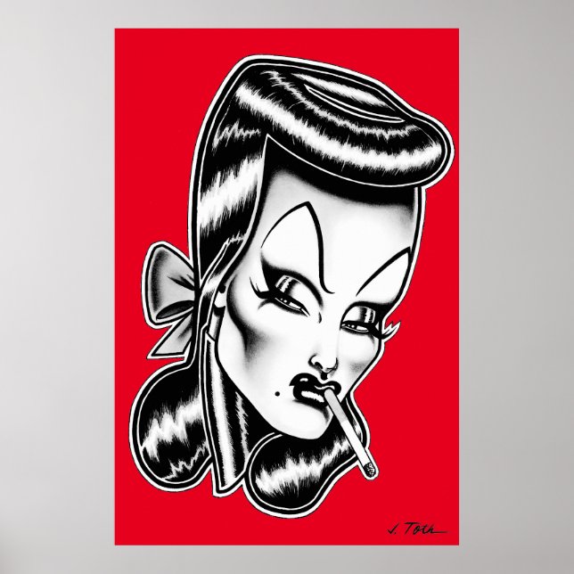 Madam Mars™/Glamour Portrait Poster (Frente)