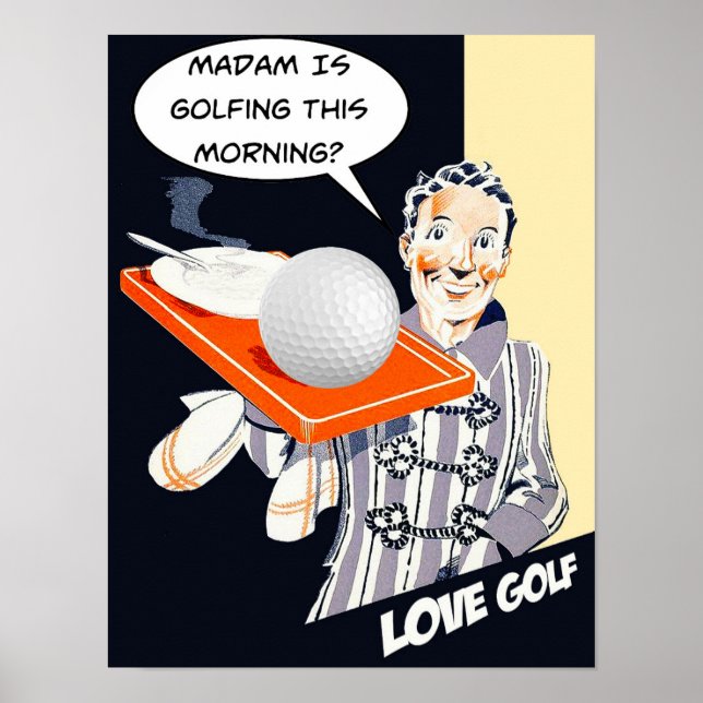 Madame é Poster de Golfe (Frente)