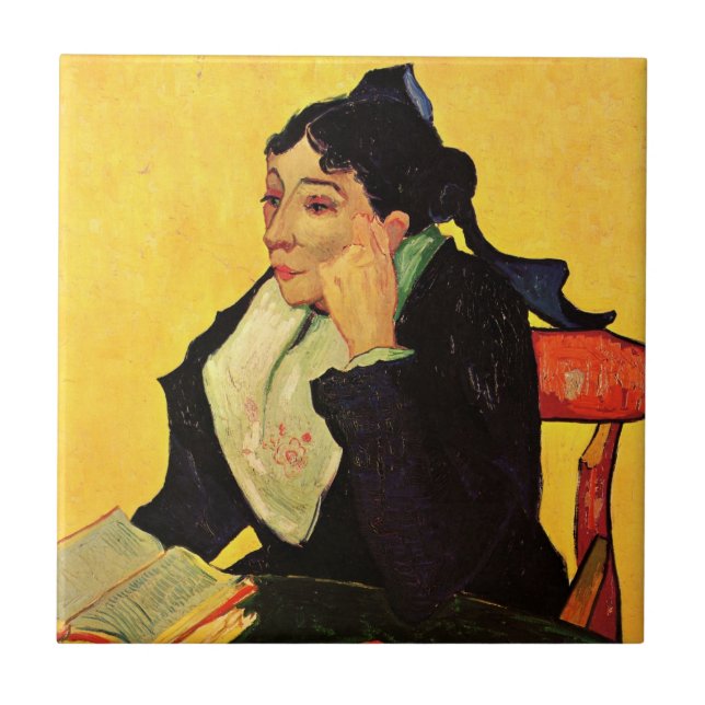 Madame Ginoux com livros de Vincent van Gogh (Frente)