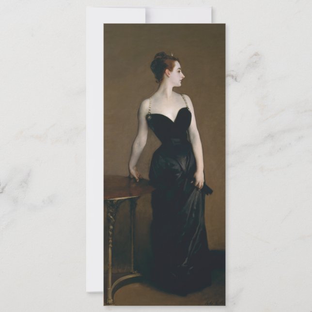 Madame X por John Singer Sargent (Frente)