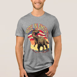 Made in America T-Rex Patriotic T-Shirt
