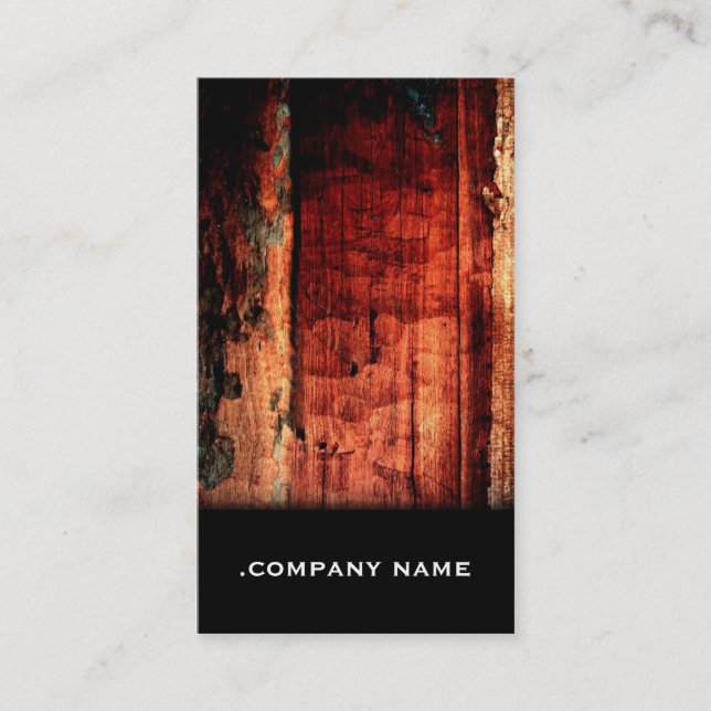 Madeira 11 Elegante Cartão de visita (Frente)