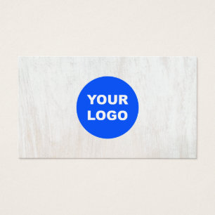 Madeira branca simples adicione seu logotipo