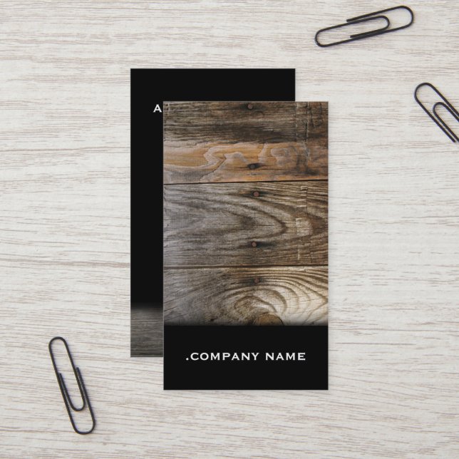 Madeira - cartão de visita elegante (Frente/Verso In Situ)