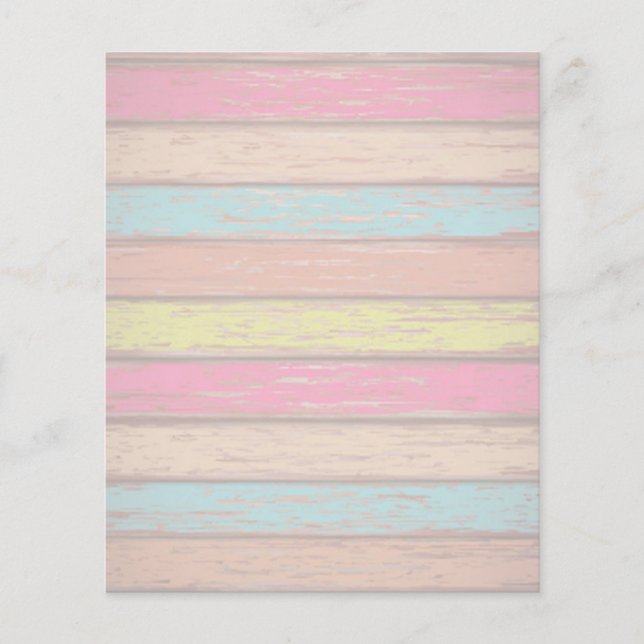 Madeira colorida (Frente)