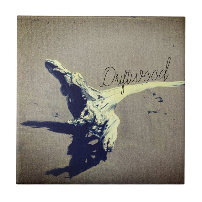 Madeira de deriva costeira do oceano (Frente)