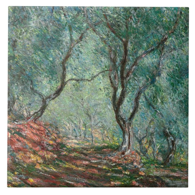 Madeira de oliveira nos Jardins Moreno (por Monet) (Frente)