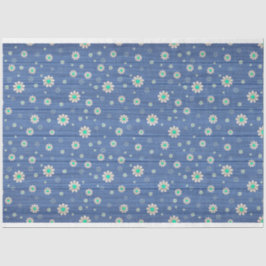 Madeira Floral Moderno Papel Tecido Popular