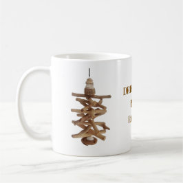 Madeira flutuante é minha paixão. Caneca de café