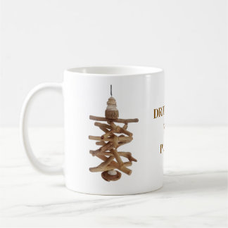 Madeira flutuante é minha paixão. Caneca de café
