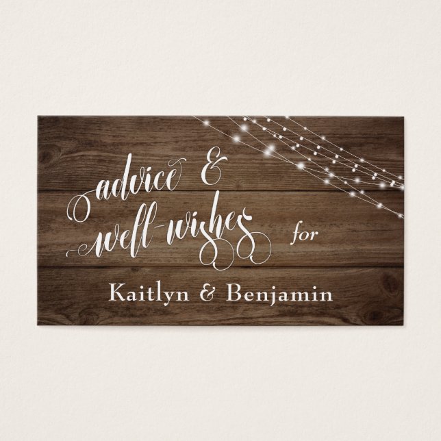 Madeira marrom russa, luzes, conselhos e bons dese (Frente)