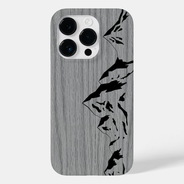 Madeira moderna elegante personalizada - madeira (Verso)