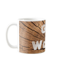 Madeira obtida? Caneca de café do Woodworker