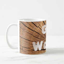Madeira obtida? Caneca de café do Woodworker