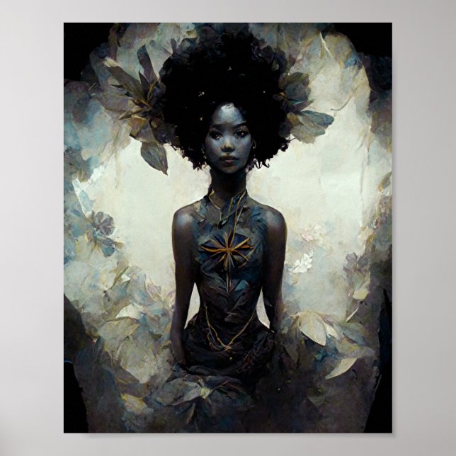Madeira Sprite Fae Fairy Fantasy Art Poster (Frente)