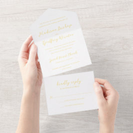 Madison Butter Yellow Elegant Wedding