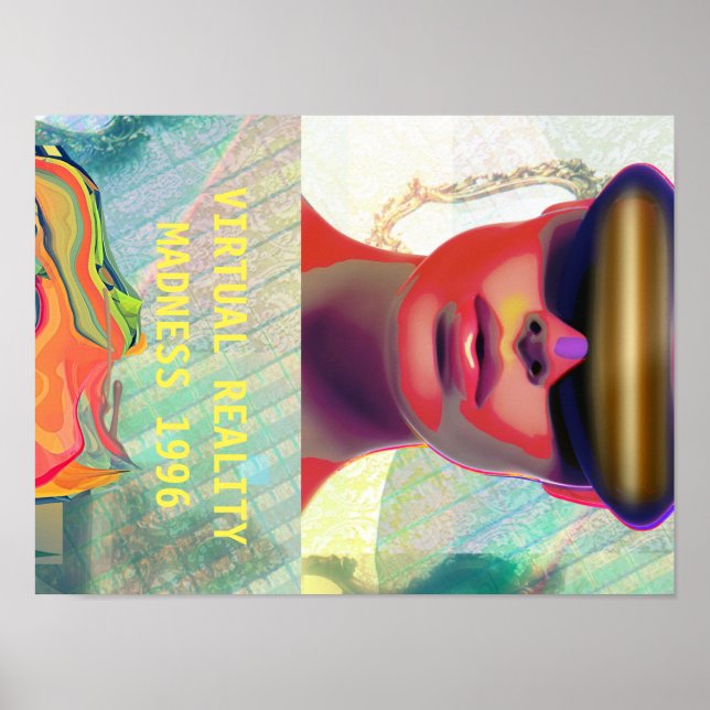 MADNIDADE DE REALIDADE VIRTUAL 1996 POSTER / ART O (Frente)