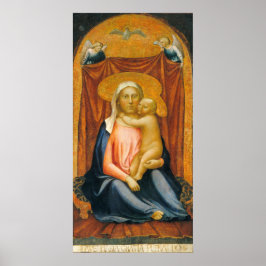 Madona da Humildade - Poster de Arte Bela Masaccio