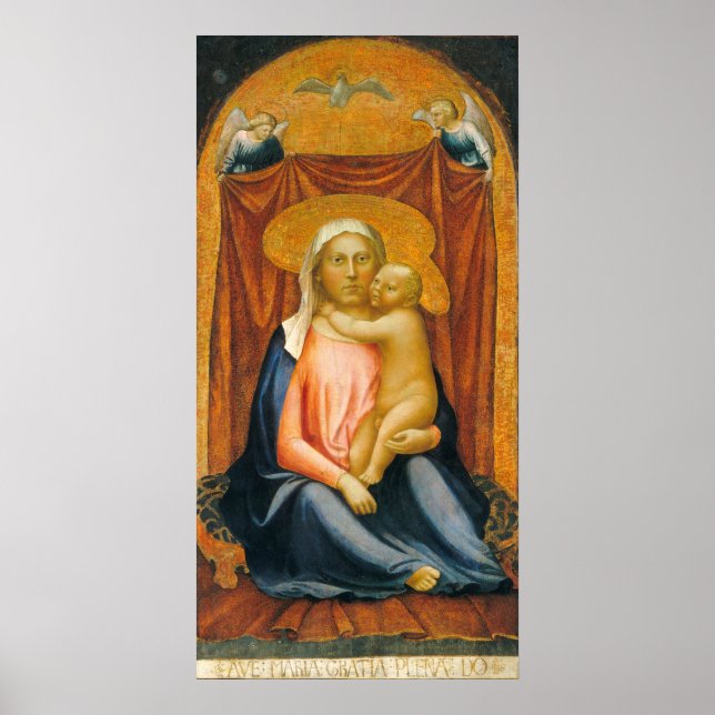 Madona da Humildade - Poster de Arte Bela Masaccio (Frente)