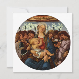 Madona e Menino com Oito Anjos por Botticelli