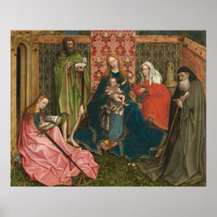 Madonna and Child - Robert Campin Fine Art Poster