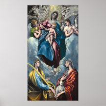 Madonna & Child - El Greco, Poster de Belas Artes 