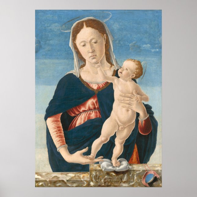Madonna Child Marco Zoppo, Poster de Belas Artes I (Frente)