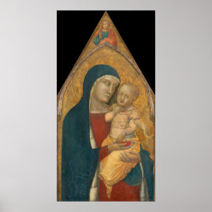 Madonna & Child, Pietro Lorenzetti Fine Art Poster