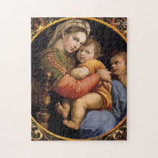 Madonna della Sedia Quebra-cabeça de Natal do Raph