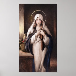 Madonna do impressão sagrado do casaco - câmaras